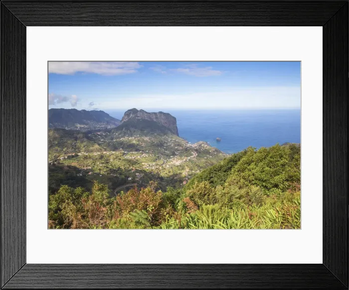Framed Print : Portugal, Madeira, Portela viewpoint Framed Print : Portugal, Madeira, Portela viewpoint