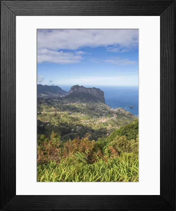 Framed Print : Portugal, Madeira, Portela viewpoint Framed Print : Portugal, Madeira, Portela viewpoint