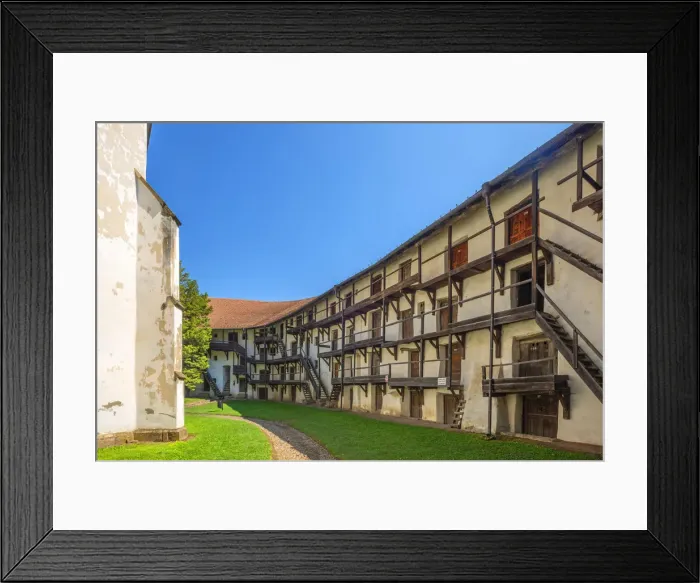 Framed Print : Fortified church of Prejmer, Transylvania, Romania Framed Print : Fortified church of Prejmer, Transylvania, Romania