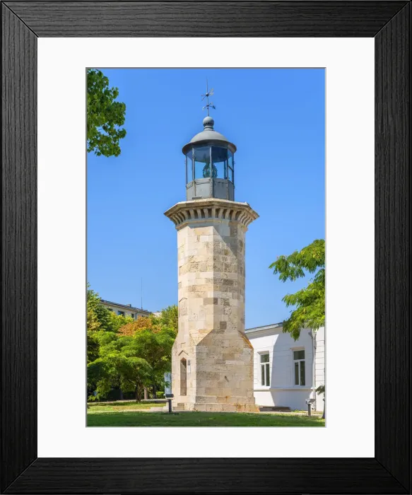 Framed Print : Historical lighthouse, Constanta, Dobrudscha, Romania Framed Print : Historical lighthouse, Constanta, Dobrudscha, Romania