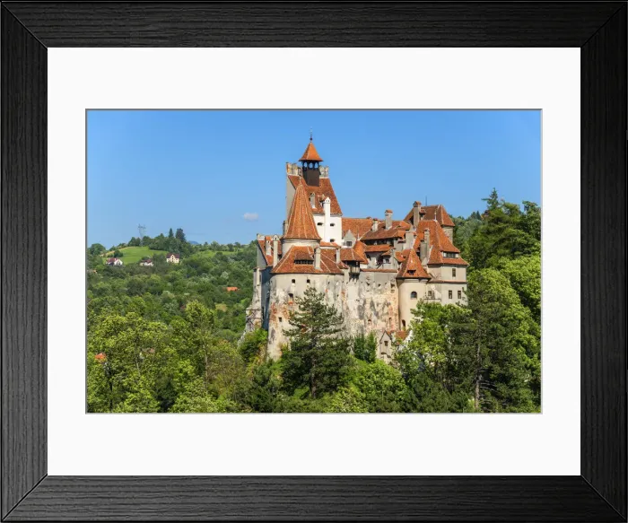 Framed Print : Castle Bran, Draculas castle, Bran, Transylvania, Romania Framed Print : Castle Bran, Draculas castle, Bran, Transylvania, Romania