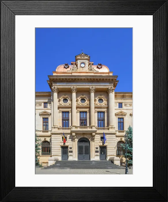 Framed Print : National Bank of Romania, Bucharest, Walachia, Romania Framed Print : National Bank of Romania, Bucharest, Walachia, Romania