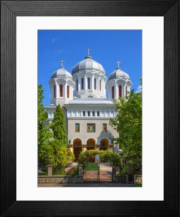 Framed Print : Orthodox church Buna Vestire, Brasov, Transylvania, Romania Framed Print : Orthodox church Buna Vestire, Brasov, Transylvania, Romania