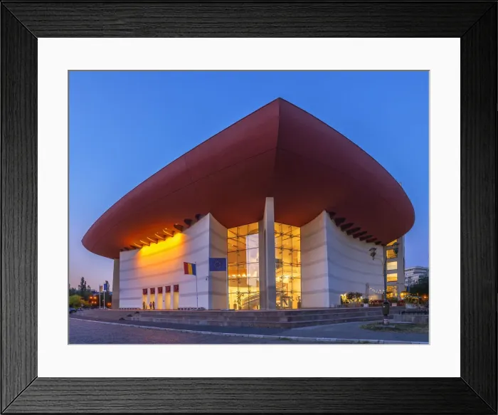 Framed Print : National Theatre, Bucharest, Walachia, Romania