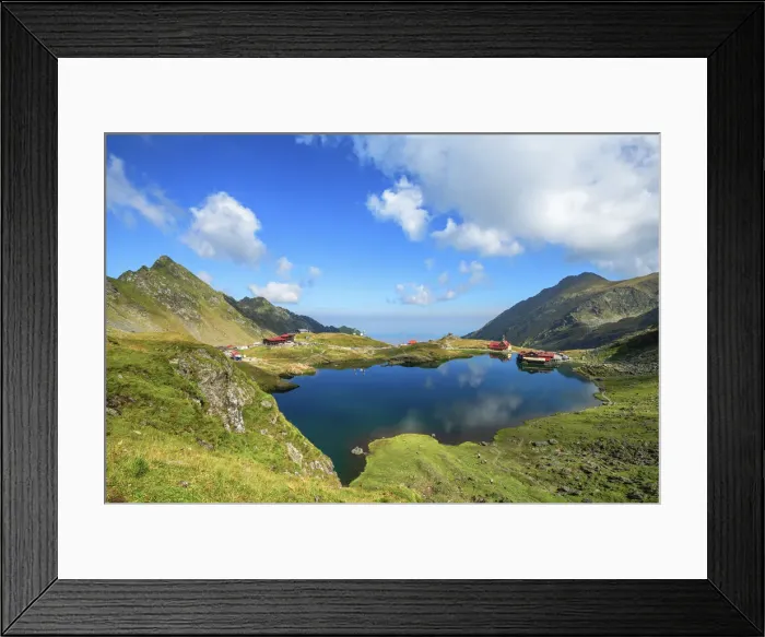 Framed Print : Balea lake at Transfagarasan road, Transylvania, Romania Framed Print : Balea lake at Transfagarasan road, Transylvania, Romania
