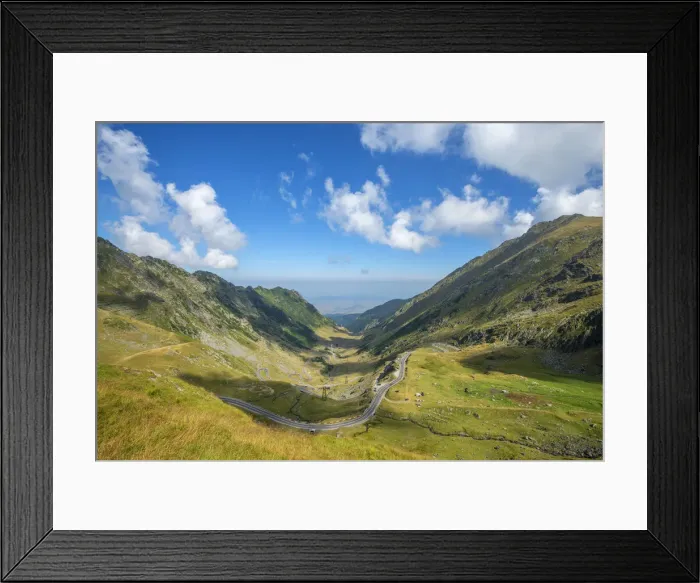 Framed Print : Transfagarasan road, Transylvania, Romania Framed Print : Transfagarasan road, Transylvania, Romania