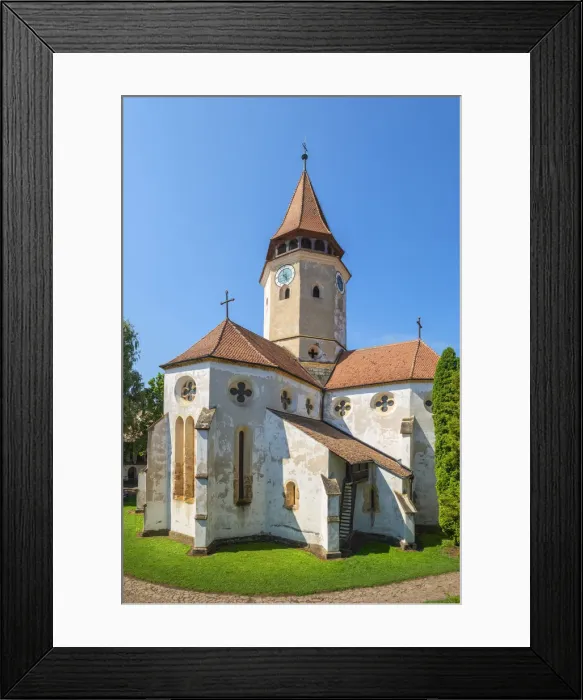 Framed Print : Fortified church of Prejmer, Transylvania, Romania Framed Print : Fortified church of Prejmer, Transylvania, Romania