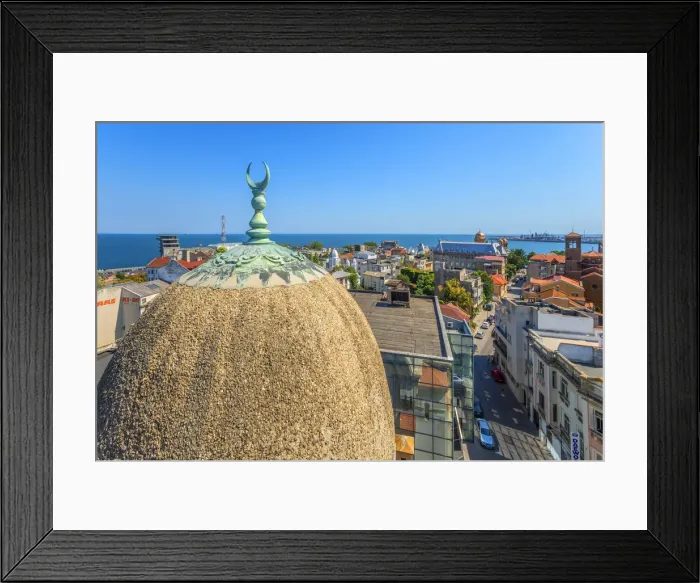 Framed Print : View from Marea Mosque at Constanta, Dobrudscha, Romania Framed Print : View from Marea Mosque at Constanta, Dobrudscha, Romania