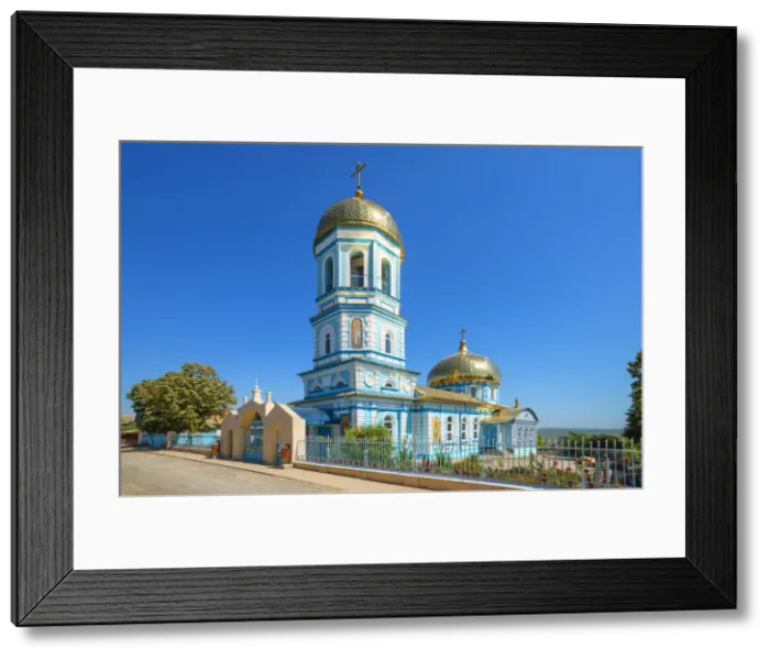 Framed Print : Orthodox church of Sarichioi at the Lake Lacul Razim near Tulcea, Dobrudscha, Romania Framed Print : Orthodox church of Sarichioi at the Lake Lacul Razim near Tulcea, Dobrudscha, Romania