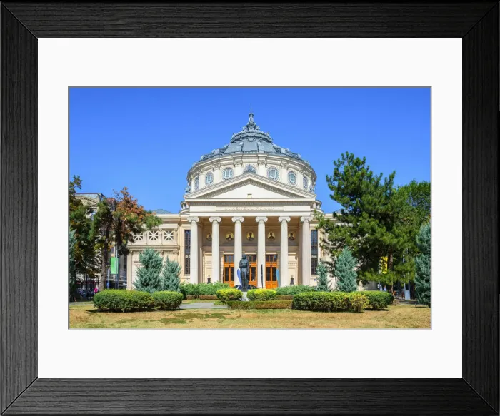 Framed Print : Atheneul Roman, Bucharest, Walachia, Romania Framed Print : Atheneul Roman, Bucharest, Walachia, Romania