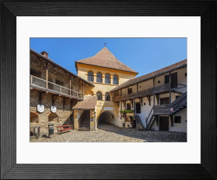 Framed Print : Fortified church of Prejmer, Transylvania, Romania Framed Print : Fortified church of Prejmer, Transylvania, Romania