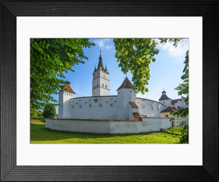 Framed Print : Fortified church of Harman, Transylvania, Romania Framed Print : Fortified church of Harman, Transylvania, Romania