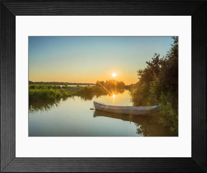 Framed Print : Sunset at the Saint George branch of the Danube, Saint George, Danube Delta, Dobrudscha Framed Print : Sunset at the Saint George branch of the Danube, Saint George, Danube Delta, Dobrudscha