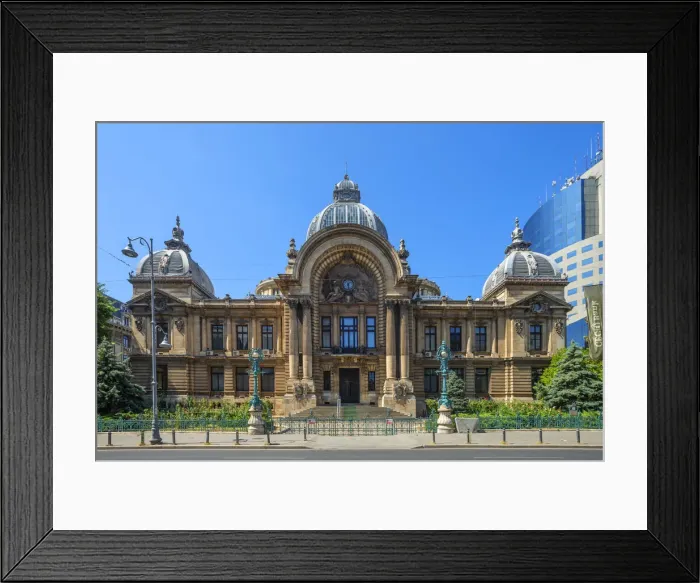 Framed Print : CEC-Palace, Bucharest, Walachia, Romania
