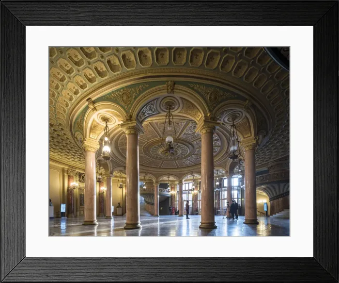 Framed Print : Interior of Romanian Athenaeum Concert Hall, Bucharest, Romania Framed Print : Interior of Romanian Athenaeum Concert Hall, Bucharest, Romania