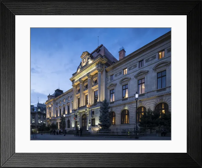 Framed Print : National Bank of Romania at Night, Old Town Quarter of Lipscani, Bucharest, Romania Framed Print : National Bank of Romania at Night, Old Town Quarter of Lipscani, Bucharest, Romania