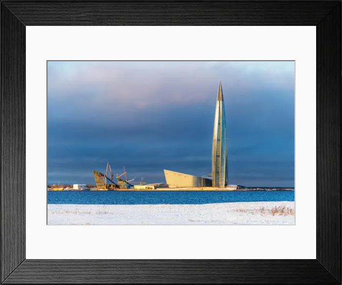 Framed Print : Lakhta Center - the tallest building in Russia and Europe Framed Print : Lakhta Center - the tallest building in Russia and Europe