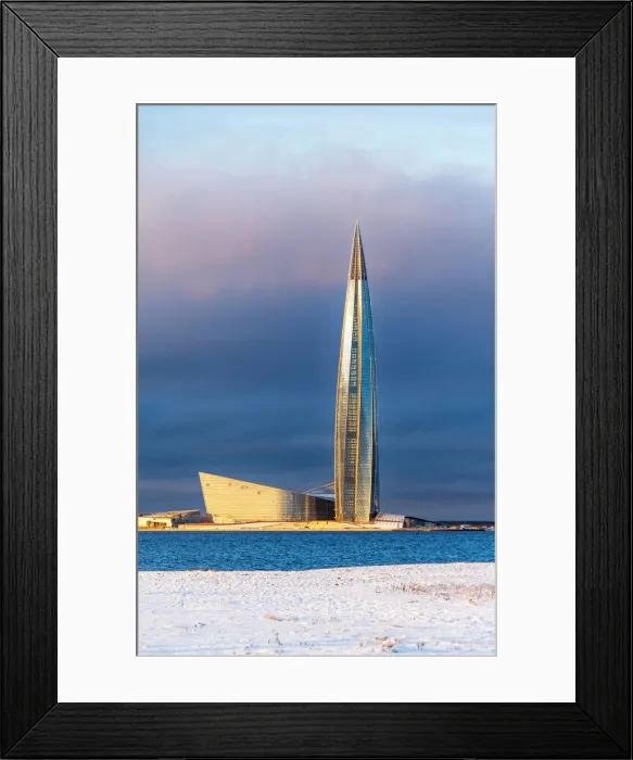 Framed Print : Lakhta Center - the tallest building in Russia and Europe Framed Print : Lakhta Center - the tallest building in Russia and Europe