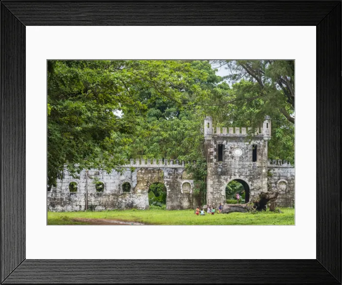 Framed Print : Africa, SA£o Toma and Principe. Abandoned building of the Roca Sundy plantation Framed Print : Africa, SA£o Toma and Principe. Abandoned building of the Roca Sundy plantation