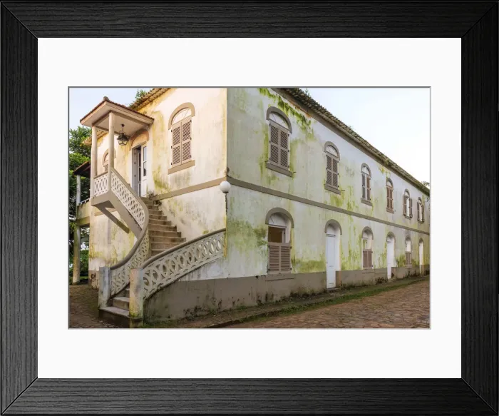 Framed Print : Africa, SA£o Toma and Principe. Beautiful building of Roca Sundy on Principe Island in Framed Print : Africa, SA£o Toma and Principe. Beautiful building of Roca Sundy on Principe Island in