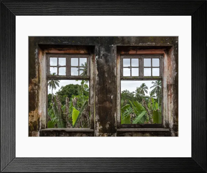 Framed Print : Africa, SA£o Toma and Principe. View from the old hospital of Roca Sundy Framed Print : Africa, SA£o Toma and Principe. View from the old hospital of Roca Sundy
