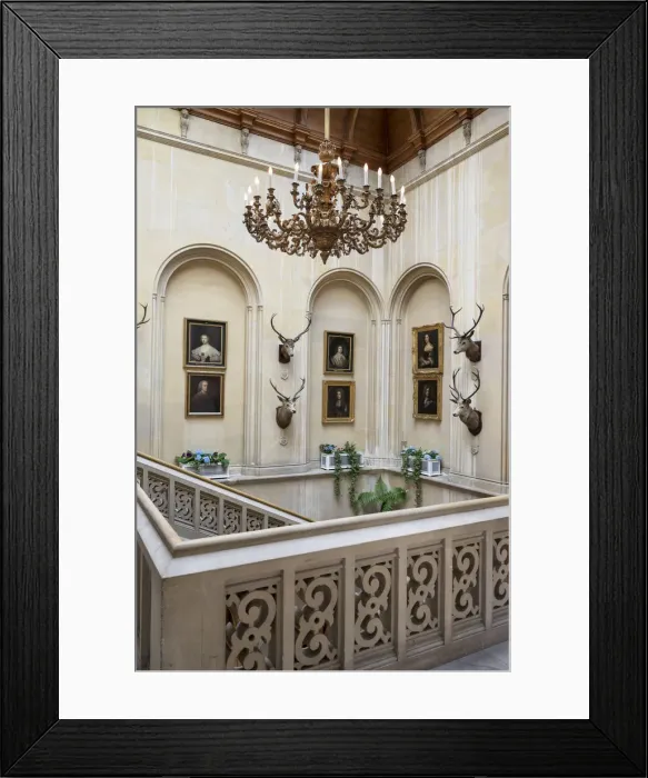 Framed Print : UK, Scotland, Highlands, Sutherland, Dunrobin Castle, hall Framed Print : UK, Scotland, Highlands, Sutherland, Dunrobin Castle, hall