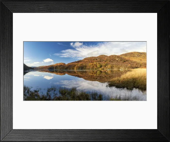 Framed Print : Loch Dochart Reflections, near Crianlarich, Stirling, Scotland Framed Print : Loch Dochart Reflections, near Crianlarich, Stirling, Scotland