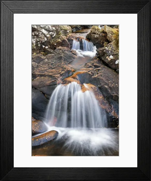 Framed Print : Waterfall, Glen Coe, Highlands, Scotland Framed Print : Waterfall, Glen Coe, Highlands, Scotland