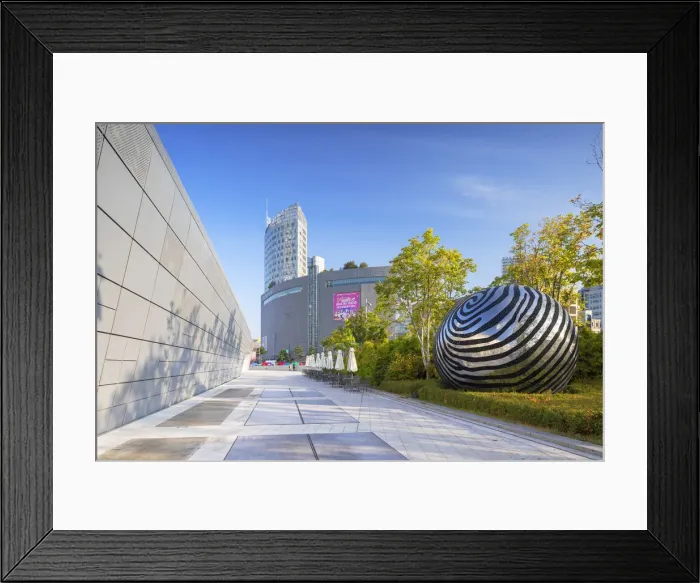 Framed Print : Dongdaemun Design Plaza and Maxtyle Shopping Mall, Seoul, South Korea Framed Print : Dongdaemun Design Plaza and Maxtyle Shopping Mall, Seoul, South Korea