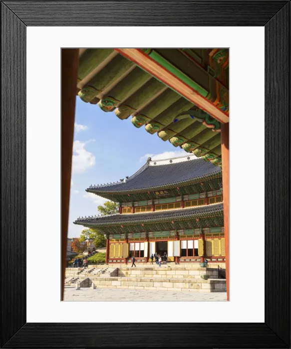 Framed Print : Changdeokgung Palace (UNESCO World Heritage Site), Seoul, South Korea Framed Print : Changdeokgung Palace (UNESCO World Heritage Site), Seoul, South Korea