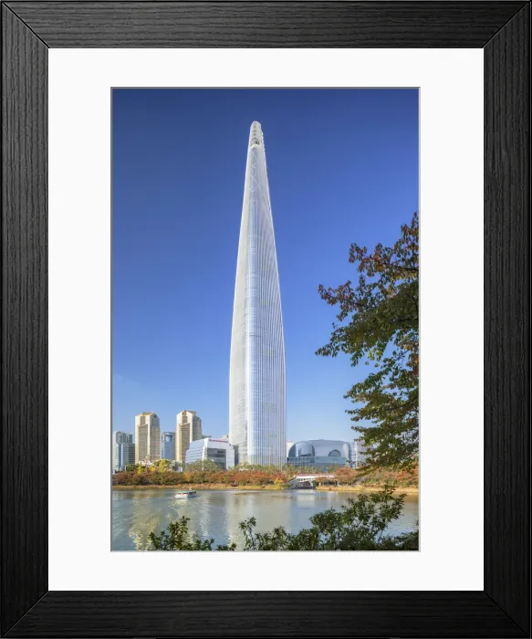 Framed Print : Lotte World Tower, Seoul, South Korea Framed Print : Lotte World Tower, Seoul, South Korea