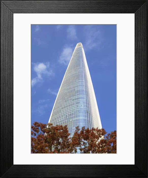 Framed Print : Lotte World Tower, Seoul, South Korea