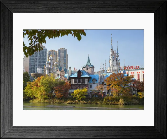 Framed Print : Lotte World Adventure theme park, Seoul, South Korea Framed Print : Lotte World Adventure theme park, Seoul, South Korea