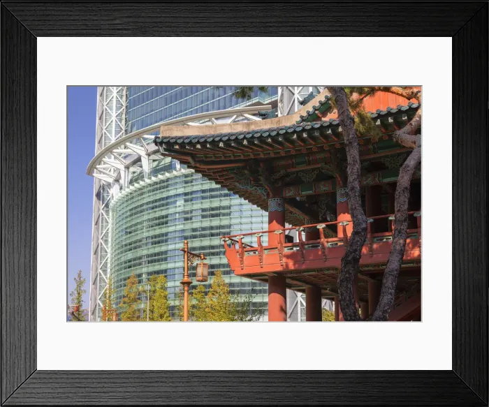 Framed Print : Jong-ro Tower, and Bell Pavilion (Bosingak), Seoul, South Korea Framed Print : Jong-ro Tower, and Bell Pavilion (Bosingak), Seoul, South Korea