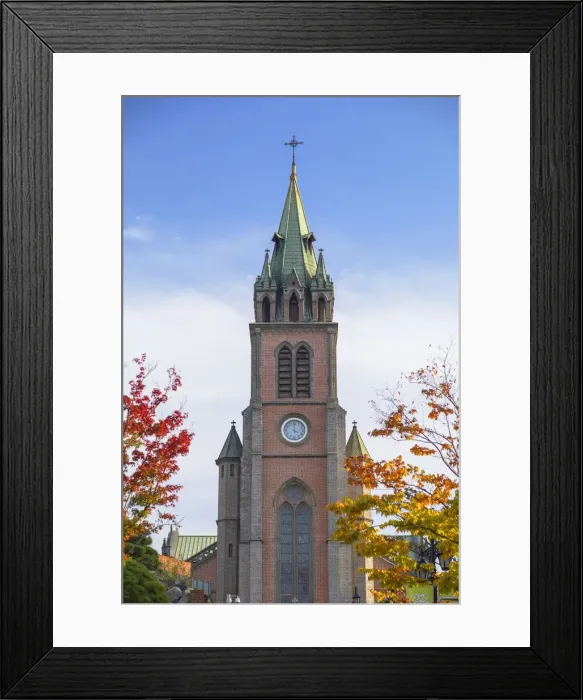 Framed Print : Myeongdong Cathedral, Seoul, South Korea Framed Print : Myeongdong Cathedral, Seoul, South Korea