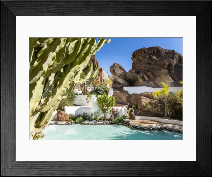 Framed Print : Lagomar house museum, Lanzarote, Canary Islands. details Framed Print : Lagomar house museum, Lanzarote, Canary Islands. details