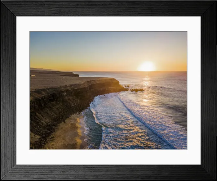 Framed Print : Playa del Aguila, West coast of Fuerteventura, Canary Islands, Spain