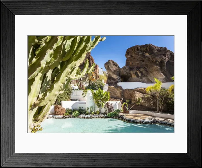 Framed Print : Lagomar house museum, Lanzarote, Canary Islands. details Framed Print : Lagomar house museum, Lanzarote, Canary Islands. details
