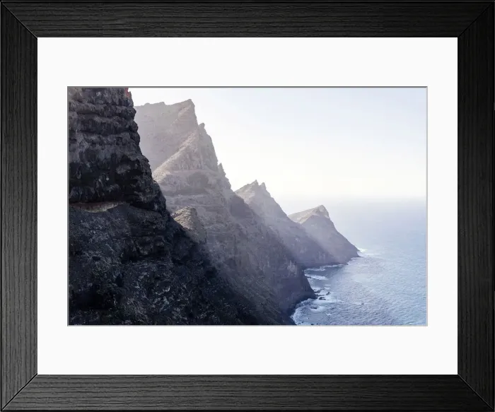 Framed Print : View from Mirador del Balcon, Gran Canaria coastline. Canary Islands, Spain Framed Print : View from Mirador del Balcon, Gran Canaria coastline. Canary Islands, Spain