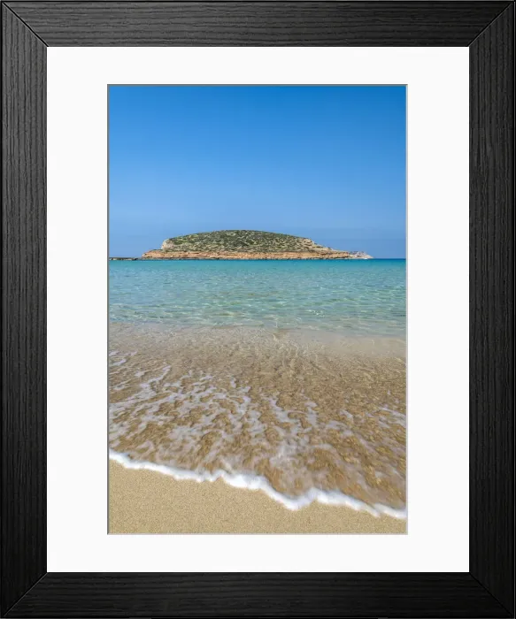 Framed Print : Cala Comte beach, Ibiza, Balearic Islands, Spain Framed Print : Cala Comte beach, Ibiza, Balearic Islands, Spain