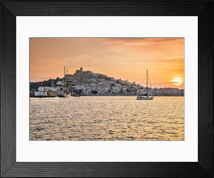 Framed Print : Dalt Vila old town skyline, Ibiza, Balearic Islands, Spain Framed Print : Dalt Vila old town skyline, Ibiza, Balearic Islands, Spain