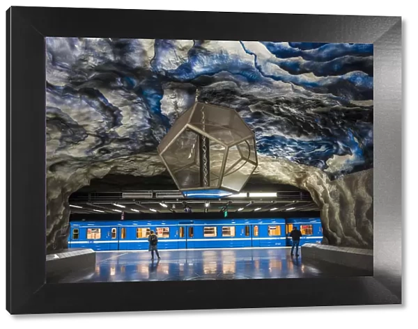 Sweden, Stockholm, Stockhom Underground Metro, Tekniska Hogskolan Station
