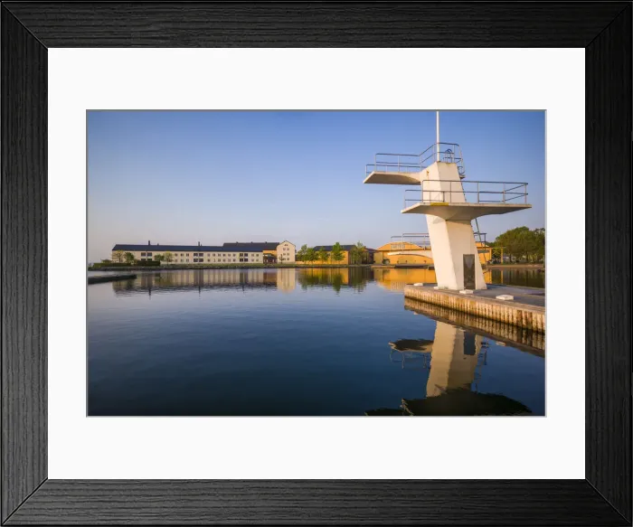 Framed Print : Sweden, Southern Sweden, Karlskrona, Stumholmen Island, swimming pool Framed Print : Sweden, Southern Sweden, Karlskrona, Stumholmen Island, swimming pool