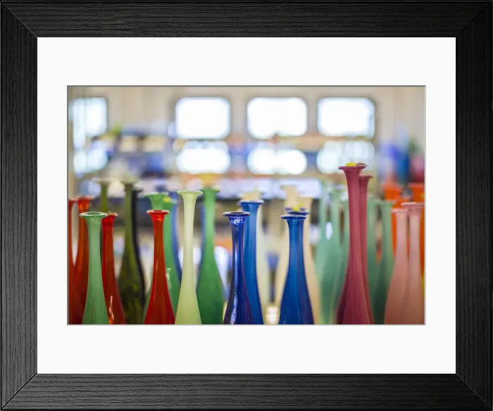 Framed Print : Sweden, Southeast Sweden, Glasriket, Kingdom of Glass historical glass making region