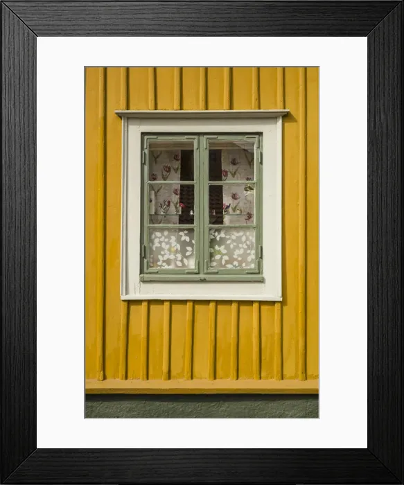 Framed Print : Sweden, Southeast Sweden, Kalmar, town building detail Framed Print : Sweden, Southeast Sweden, Kalmar, town building detail