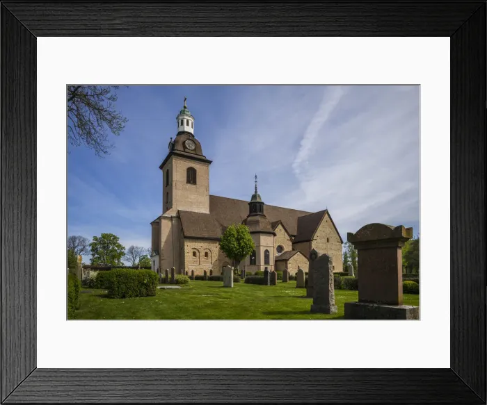 Framed Print : Sweden, Southeast Sweden, Bergs Slussar, Vreta kloster monastery, 13th century church Framed Print : Sweden, Southeast Sweden, Bergs Slussar, Vreta kloster monastery, 13th century church