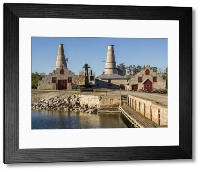 Framed Print : Sweden, Gotland Island, Blase, fomer lime factory Framed Print : Sweden, Gotland Island, Blase, fomer lime factory
