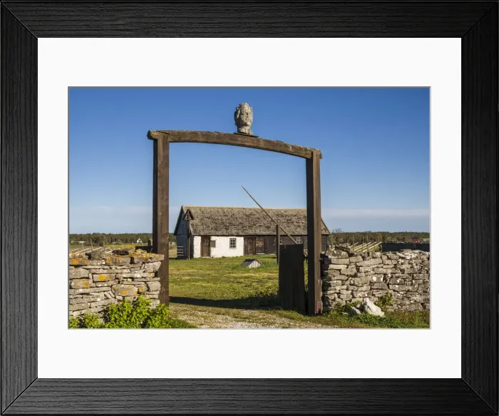 Framed Print : Sweden, Gotland Island, Fleringe, Groddagarden farm, 18th century legacy farm Framed Print : Sweden, Gotland Island, Fleringe, Groddagarden farm, 18th century legacy farm