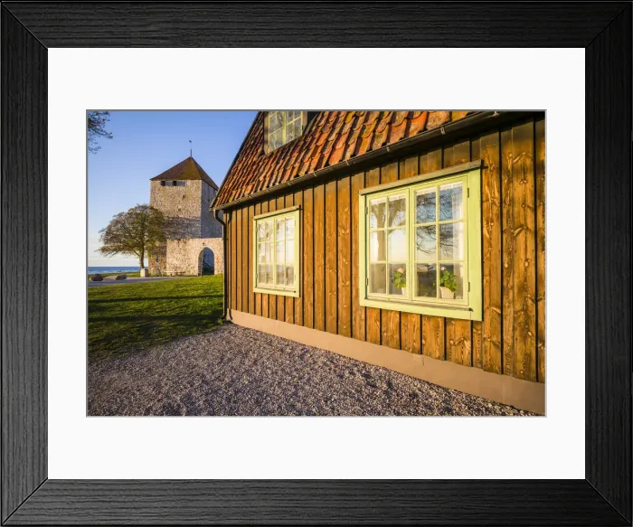 Framed Print : Sweden, Gotland Island, Visby, Kruttornet Tower Framed Print : Sweden, Gotland Island, Visby, Kruttornet Tower