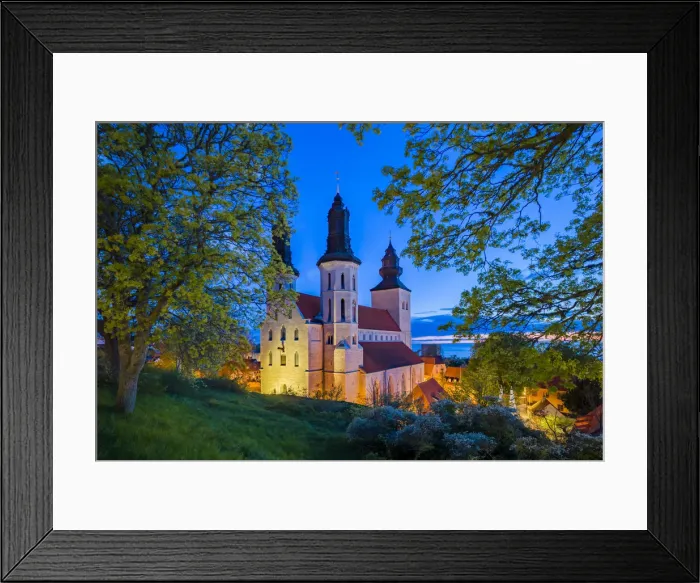 Framed Print : Sweden, Gotland Island, Visby, Visby Sankta Maria domkyrka cathedral, 12th century Framed Print : Sweden, Gotland Island, Visby, Visby Sankta Maria domkyrka cathedral, 12th century